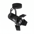 Adjustable Shape LED Spotlight in Black on white background