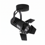 Adjustable Shape LED Spotlight in Black on white background