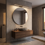 LED Picture Light Bar in a bathroom