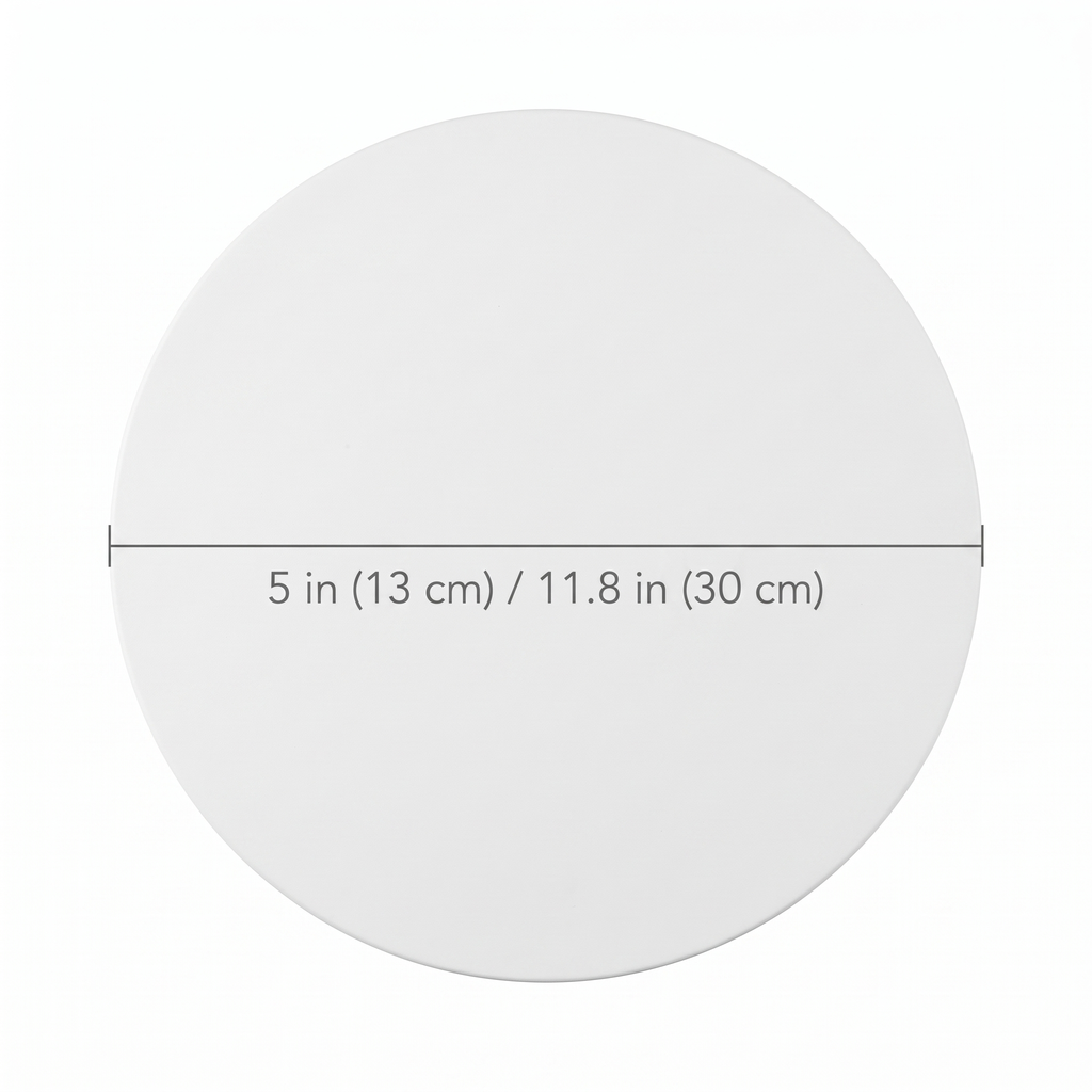 Eclipse Round LED Wall Light dimensions