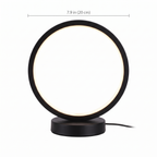 Halo Ring LED Table Lamp dimensions