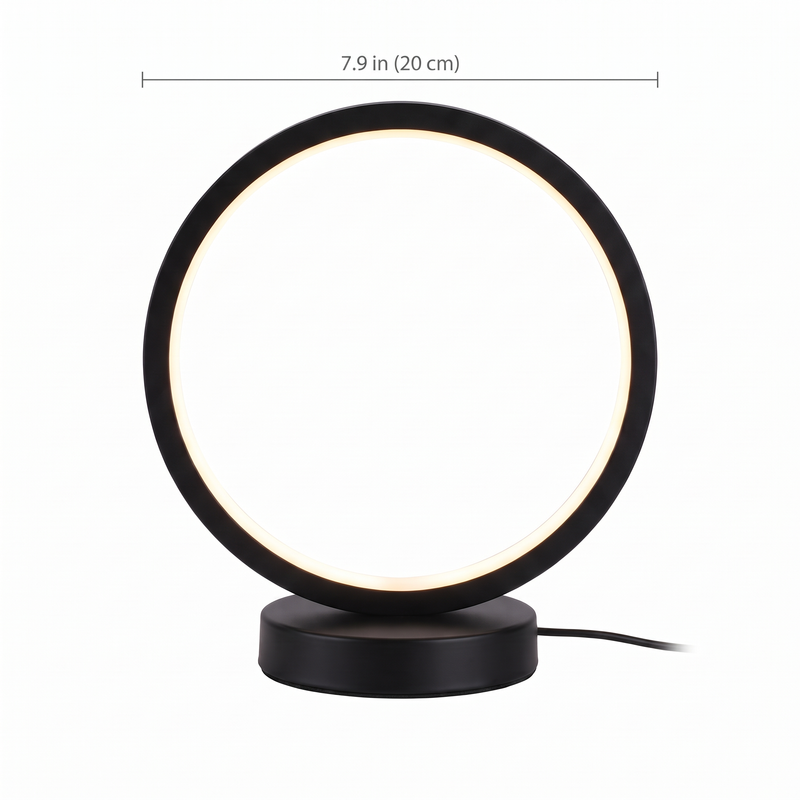 Halo Ring LED Table Lamp dimensions