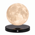 Levitating Moon Lamp in Moon on white background