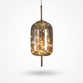 Starry Glass Pendant Light on a white background