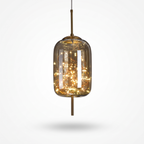 Starry Glass Pendant Light on a white background