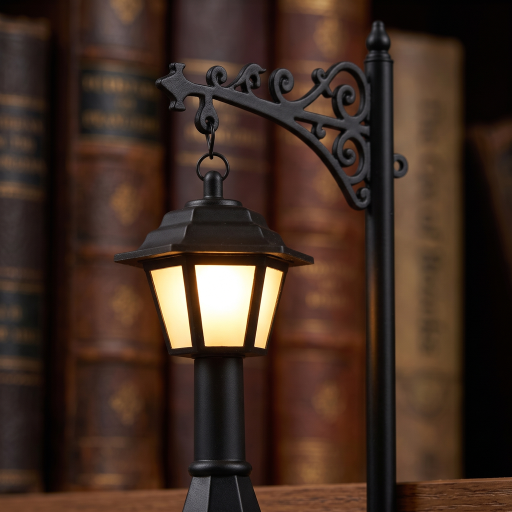 Halloween Bookshelf Lantern, Set of 2 close-up of the lantern head
