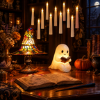 Witchy Night-In Halloween Bundle on a witchy desk with the wand remote