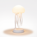 Jellyfish lamp - Jellyfish Lamp with Moving Tentacles on white background