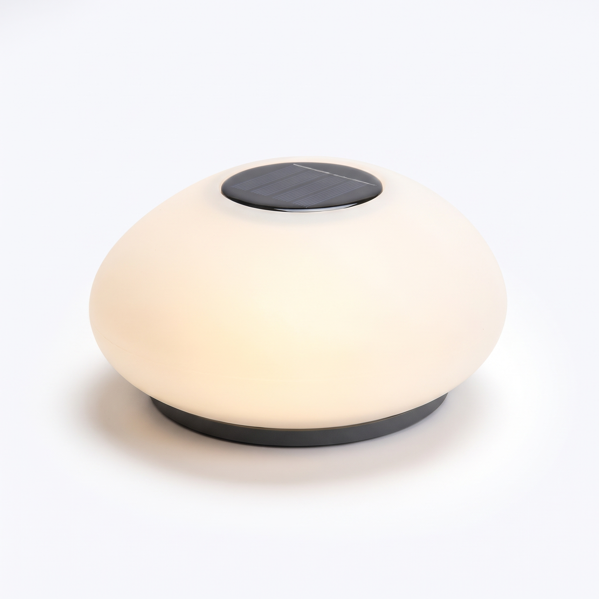 Solar garden light - Solar Cobblestone Garden Light on white background
